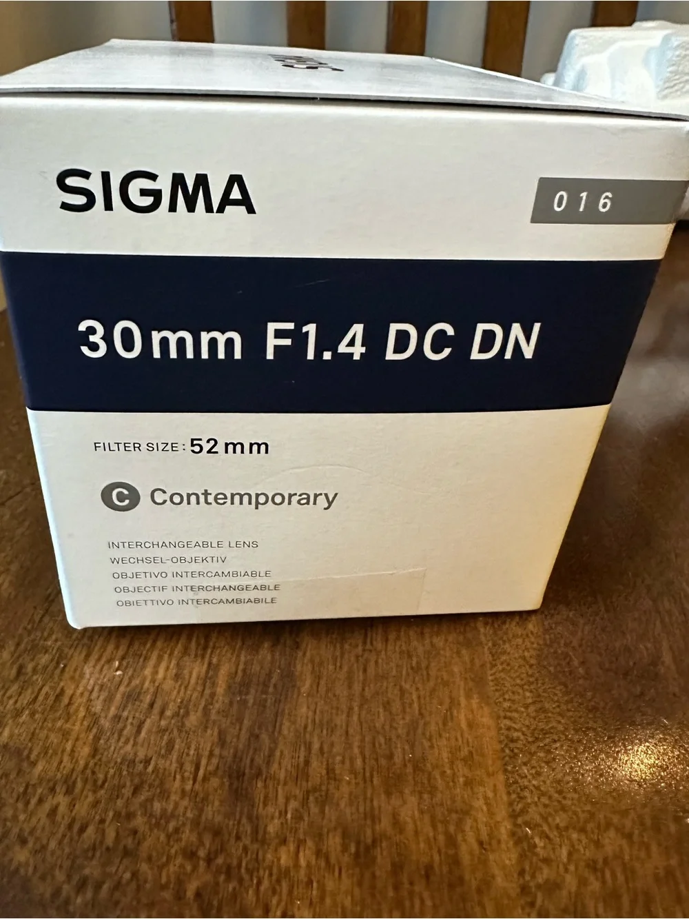 Sigma DC 30mm F/1.4 Contemporary Lens For Fuji X Mount